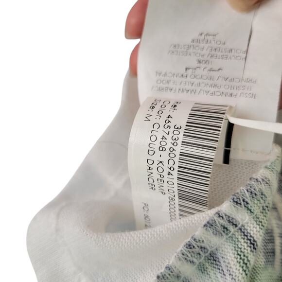 Cache Y2K Tropical Rainforest Flora& Jaguar Sweater Top MD Artsy Farm Rio Vibe - Picture 8 of 16